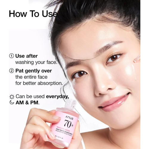Anua - Serum enriched with 70% peach extract and niacinamide