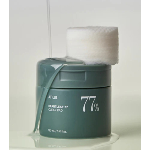 Anua - Facial toner with 77% Heartleaf pads format