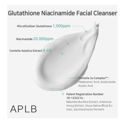 APLB - Brightening Facial Cleanser Glutathione Niacinamide