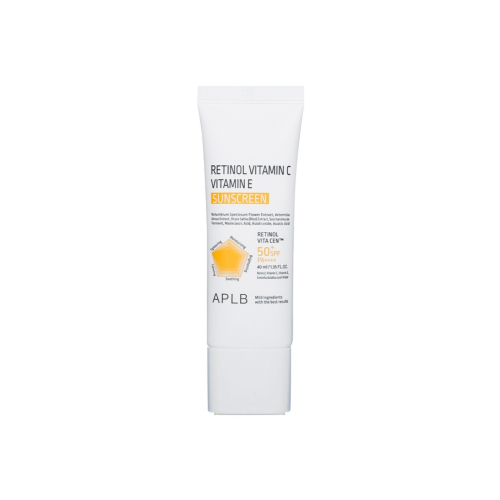 APLB - Facial sunscreen Retinol Vitamin C Vitamin E SPF50+ PA++++