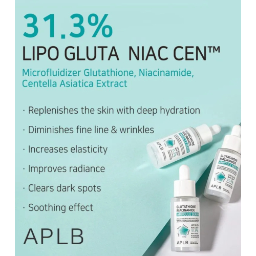 APLB - Brightening Facial Serum Glutathione Niacinamide