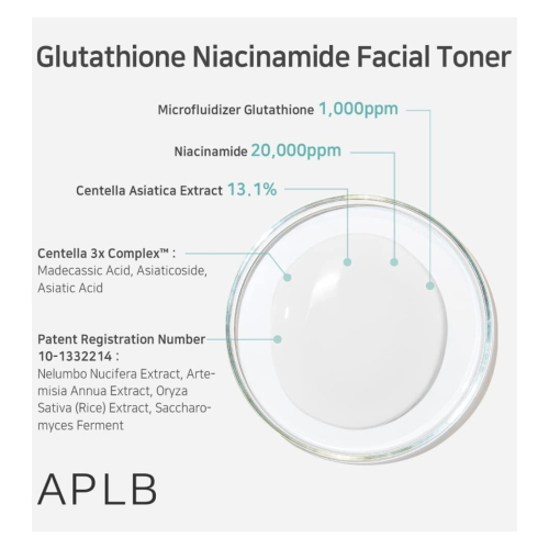 APLB - Moisturizing Facial Toner Glutathione Niacinamide