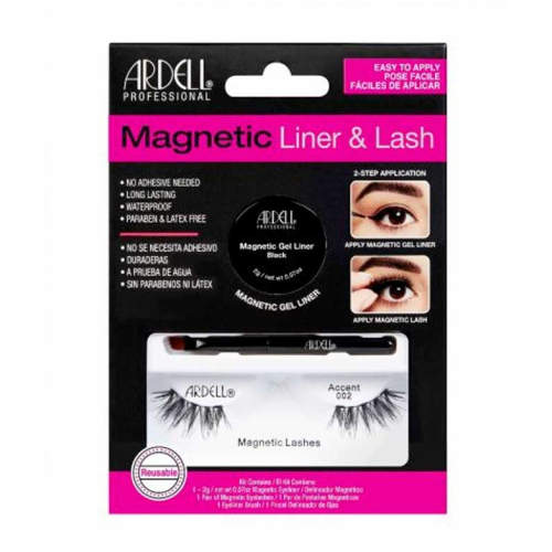 Ardell - False eyelashes and eyeliner kit Magnetic Liner & Lash - Accent 002