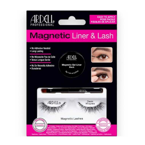 Ardell - False eyelashes and eyeliner kit Magnetic Liner & Lash - Demi Wispies
