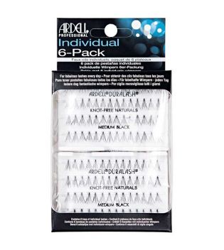 Ardell - Duralash Individual False Eyelashes Pack - Knot-free Naturals: Medium Black