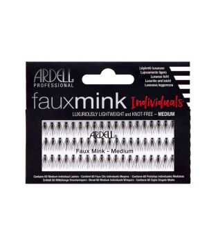 Ardell - Individual Fauxmink False Eyelashes - Medium Black
