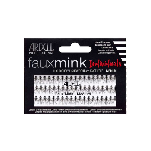 Ardell - Individual Fauxmink False Eyelashes - Medium Black