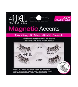Ardell - Magnetic Accents False Eyelashes - 002: Black