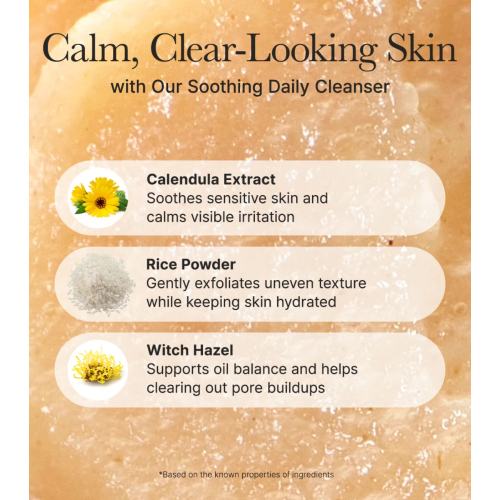 Arencia - Facial Cleanser Calendula Rice Mochi