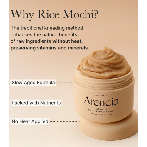 Arencia - Facial Cleanser Calendula Rice Mochi