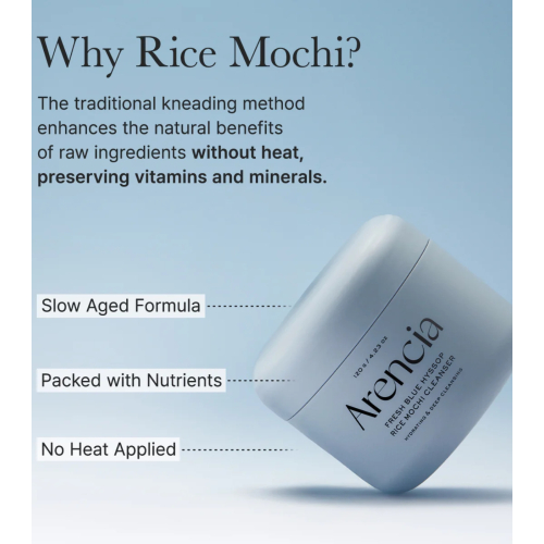 Arencia - Facial Cleanser Fresh Blue Hyssop Rice Mochi
