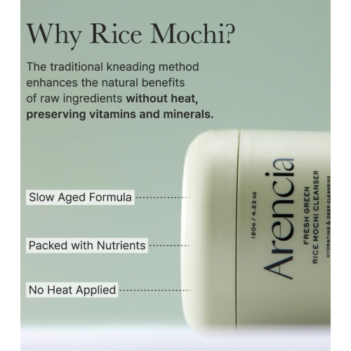 Arencia - Facial Cleanser Fresh Green Rice Mochi