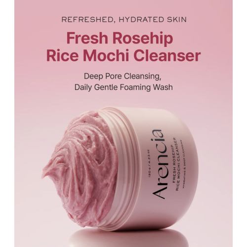 Arencia - Facial Cleanser Fresh Rosehip Mochi