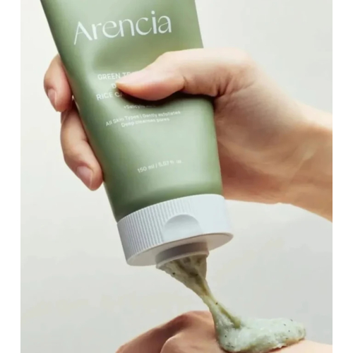 Arencia - Facial Cleanser Green Tea + LHA Deep Pore Rice Cake