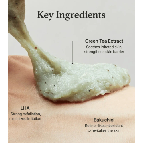 Arencia - Facial Cleanser Green Tea + LHA Deep Pore Rice Cake