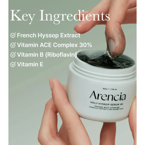 Arencia - Brightening Serum Holy Hyssop Serum 30