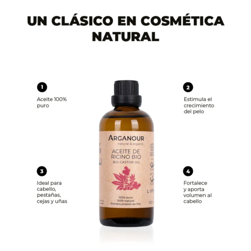 Arganour - 100% pure Organic Castor Oil