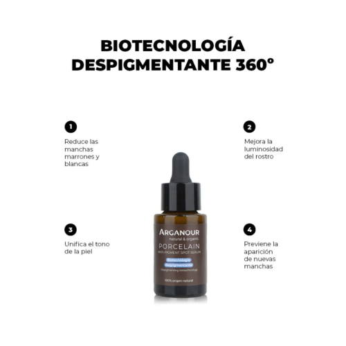 Arganour - Porcelain Depigmenting Facial Serum
