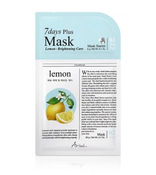 Ariul - Facial mask 7 Days Plus - Lemon
