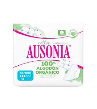 Ausonia - Normal compresses wings Cotton Protection - 12 units