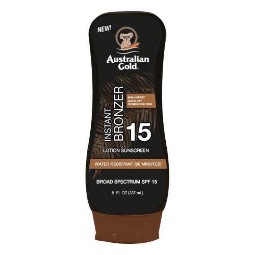 Australian Gold - Sunscreen with instant Bronzer - SPF 15