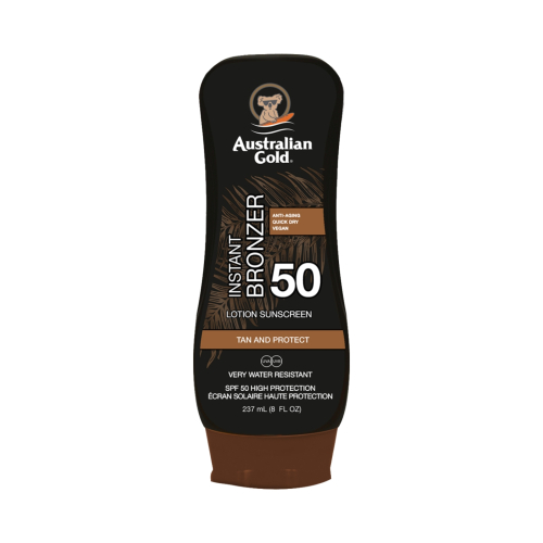 Australian Gold - Sunscreen with tanning active - SPF 50