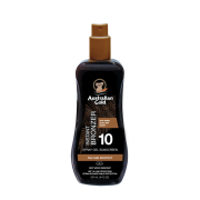 Australian Gold - Sunscreen spray Gel with instant Bronzer - SPF 10