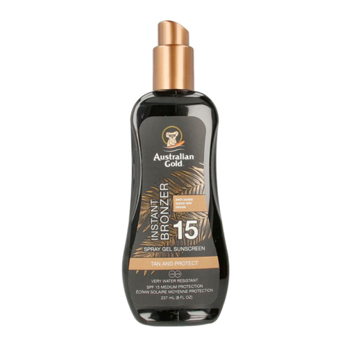 Australian Gold - Sunscreen Spray Gel with Instant Bronzer - SPF 15