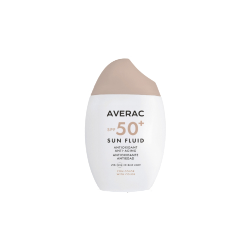 Averac Cosmetics - Anti-aging facial sunscreen with color - SPF50