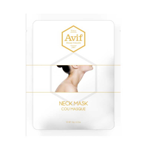 Avif - Hydrating cellulose bio-cellulose mask for neck