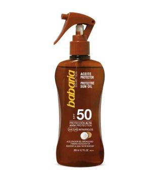 Babaria - Coconut spray sun tanning oil 200ml - SPF50