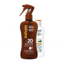 Babaria - Pack sunscreen oil spray SPF20 + After Sun