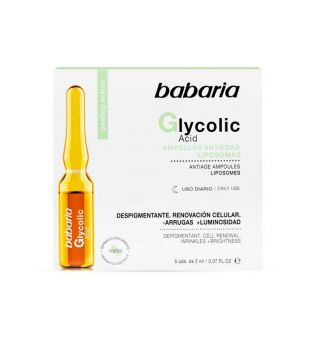 Babaria - Glycolic Acid anti-aging facial ampoules