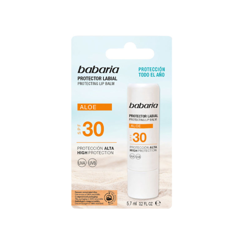 Babaria - Lip Protection Balm SPF30 - Aloe