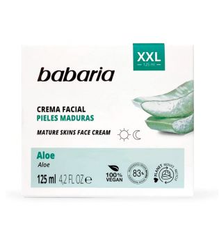 Babaria - Anti-wrinkle facial cream XXL - Aloe Vera