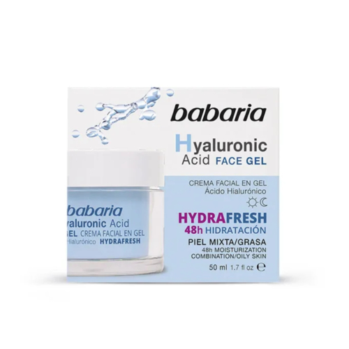 Babaria - Gel facial cream with hyaluronic acid Hydrafresh