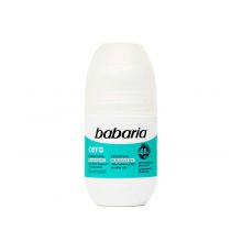 Babaria - Roll on deodorant Cero - 0% aluminum salts