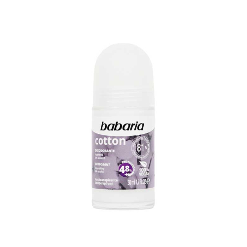 Babaria - Nourishing roll-on deodorant - Cotton