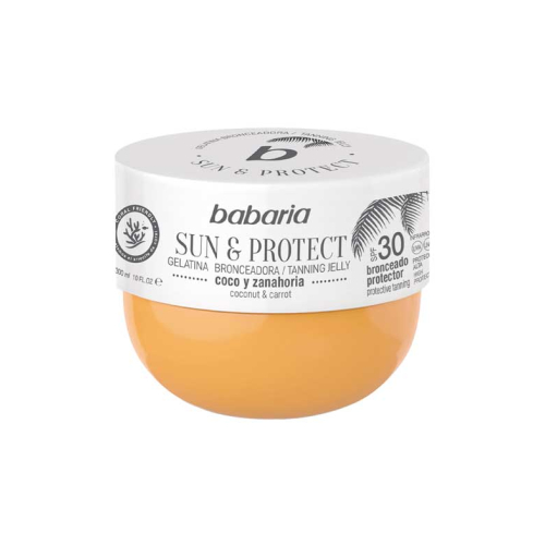 Babaria - Tanning gelatin Sun & Protect SPF30 - Coconut and carrot