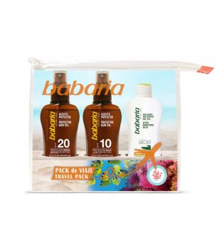Babaria - Travel pack - Sunscreen oil SPF20 + Sunscreen oil SPF10 + After sun