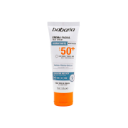 Babaria - Moisturizing facial sunscreen SPF50+ - Hyaluronic Acid