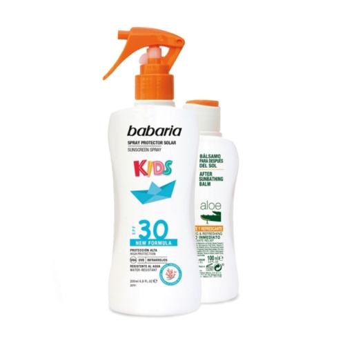 Babaria - Children's sunscreen spray SPF30 + After Sun