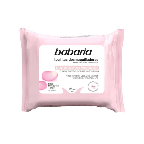 Babaria - Make-up remover wipes - Rosehip