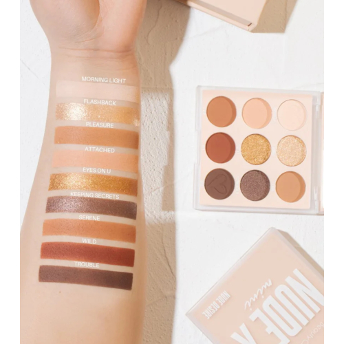 Beauty Creations - Mini Eyeshadow Palette Nude x 9 Colors - Nude Desire
