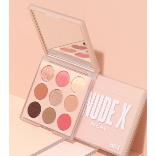 Beauty Creations - Mini Eyeshadow Palette Nude x 9 Colors - Unseen