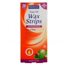 Beauty Formulas - Legs and Body wax strips - Argan Oil