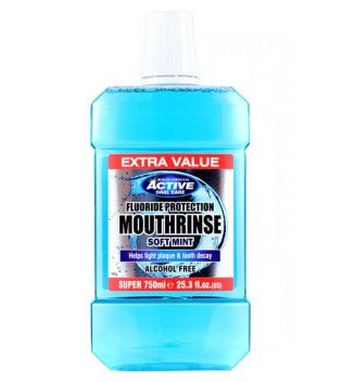 Beauty Formulas - 750ml Alcohol Free Mouthwash - Mint Mint