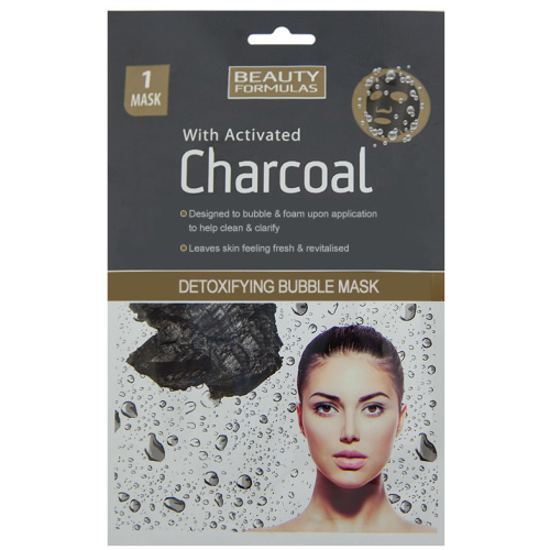 Beauty Formulas - Detox bubble mask with activated charcoal