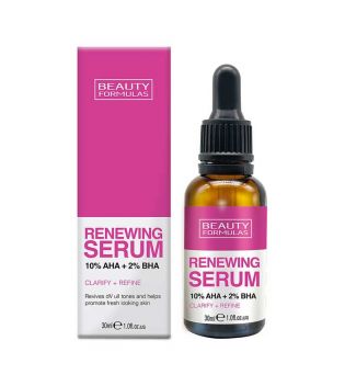 Beauty Formulas - Serum 10% AHA and 2% BA Renewing