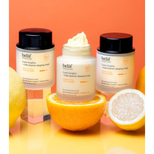 belif - Anti-aging night cream for spots Super Knights